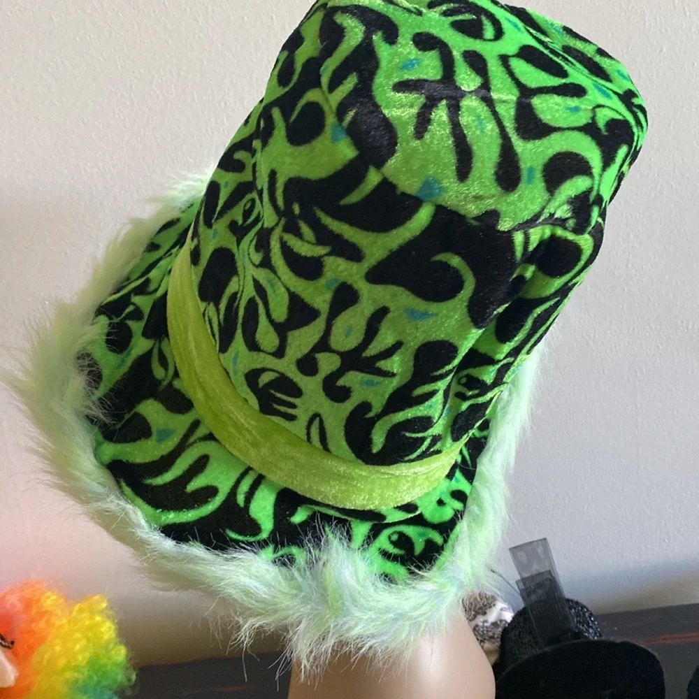 Halloween velvety high hat Alice mad hatter etc
